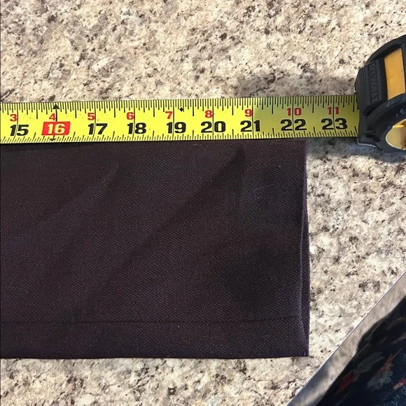 Vintage Hannah Dark Brown Trench Coat ankle length size 6P. CJ - Picture 6 of 6